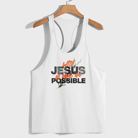 Cross of Faith Racerback Tank Top- AA08483