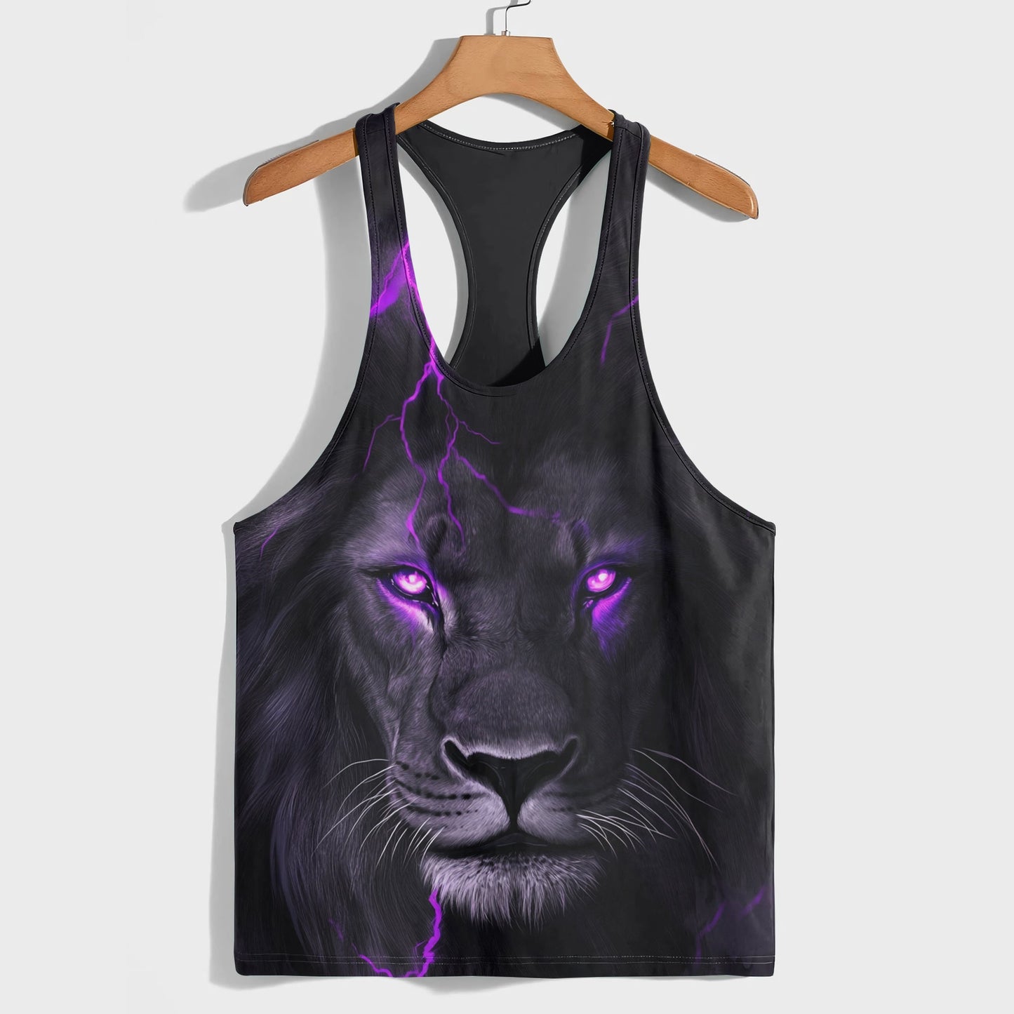 Lion 3D Racerback Tank Top- AA08494