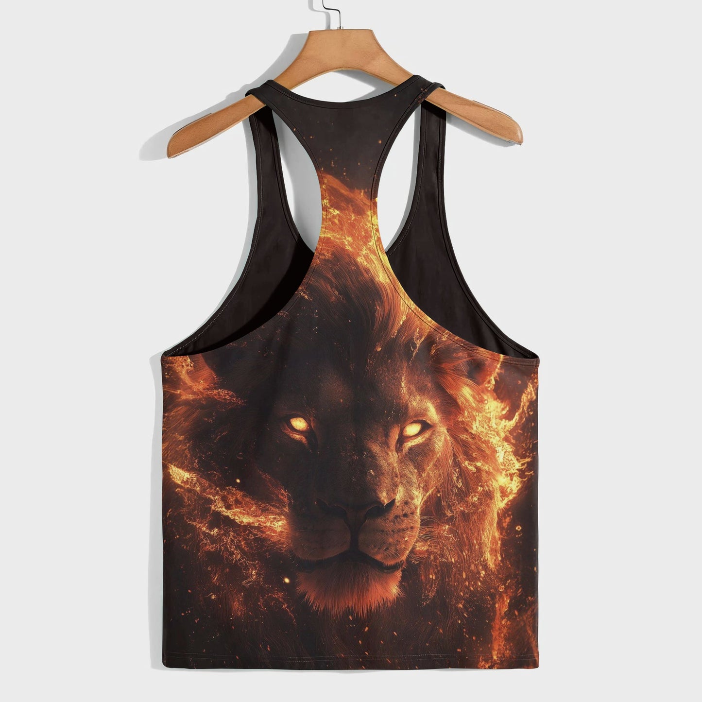 Lion 3D Racerback Tank Top- AA08500