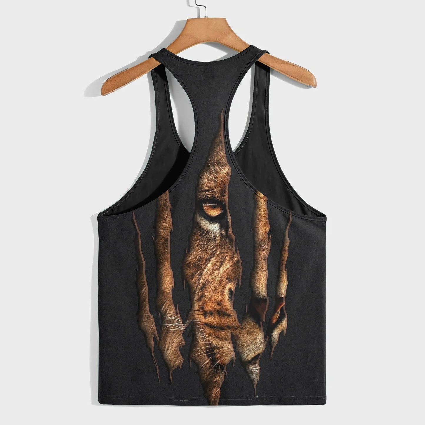 Lion 3D Racerback Tank Top- AA08503