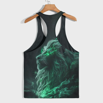 Lion 3D Racerback Tank Top- AA08506