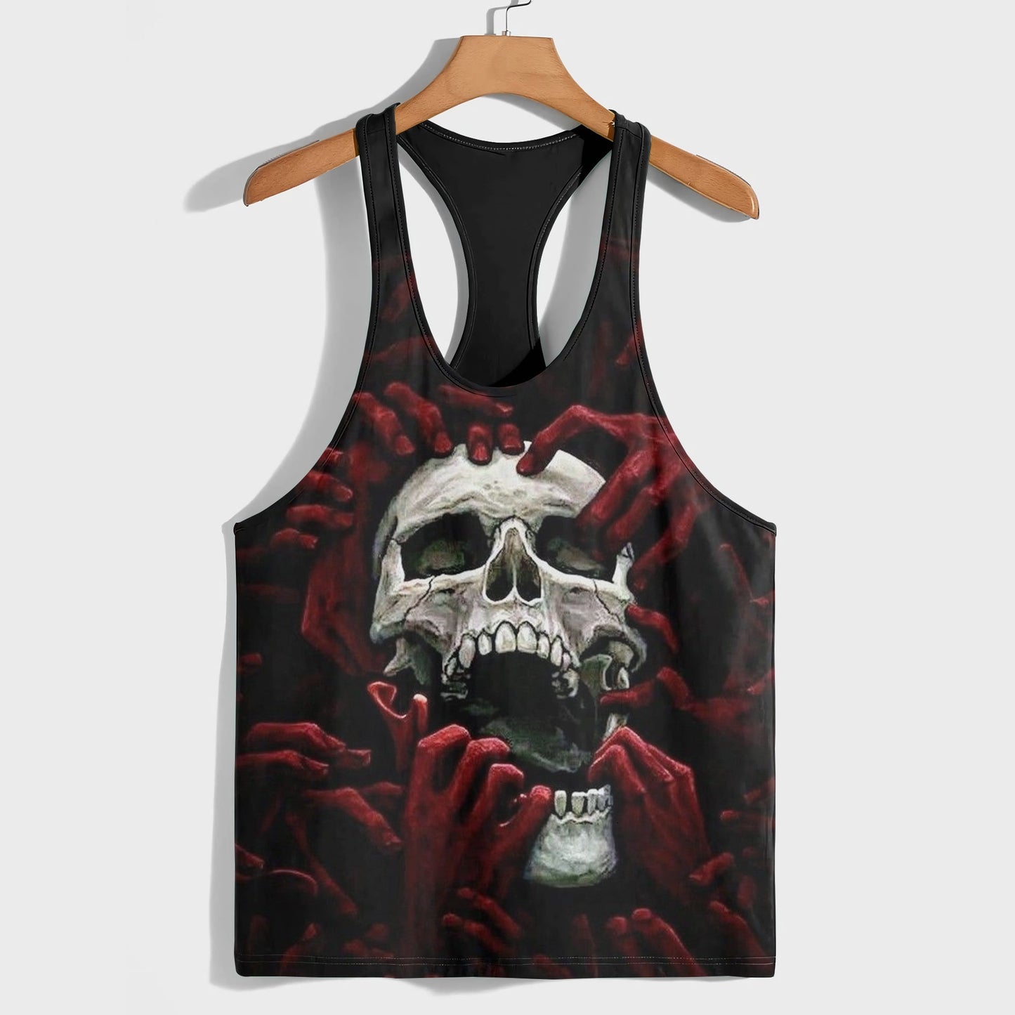 Skull 3D Racerback Tank Top- AA08543