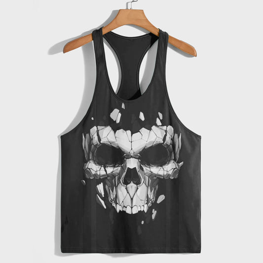 Skull 3D Racerback Tank Top- AA08545
