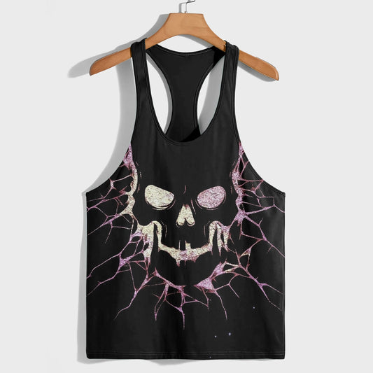Skull 3D Racerback Tank Top- AA08546