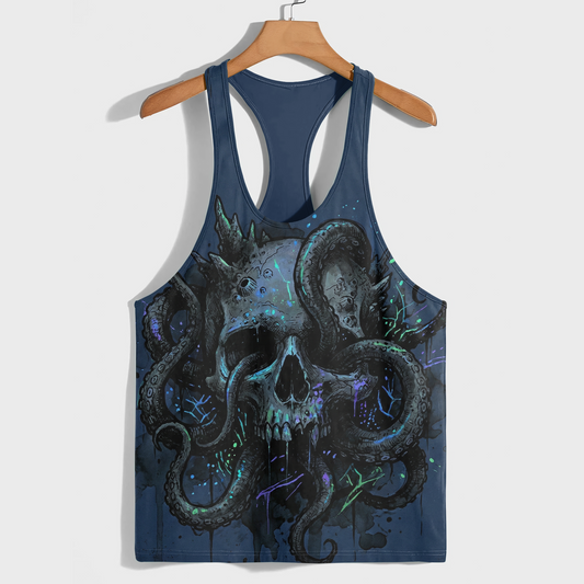 Skull 3D Racerback Tank Top- AA08653