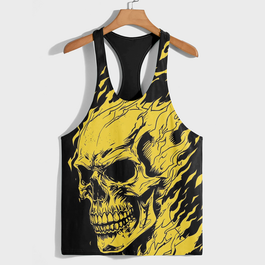 Skull 3D Racerback Tank Top- AA08656