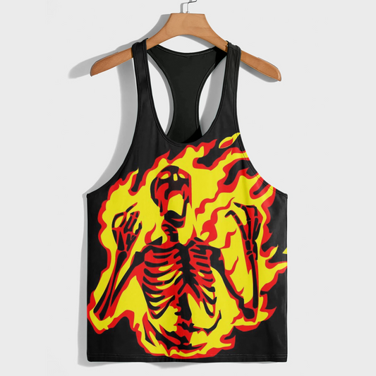 Skull 3D Racerback Tank Top- AA08657