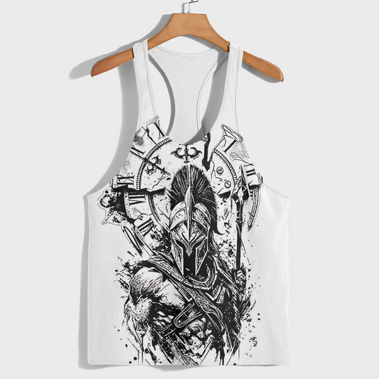 Warrior Spirit 3D Racerback Tank Top- AA08744