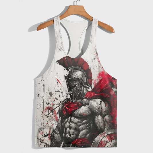 Warrior Spirit 3D Racerback Tank Top- AA08748