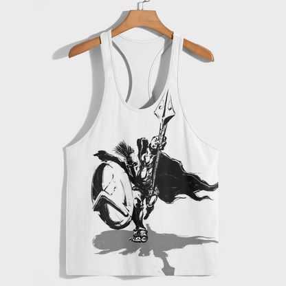 Warrior Spirit 3D Racerback Tank Top- AA08756