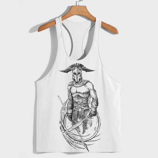 Warrior Spirit 3D Racerback Tank Top- AA08760