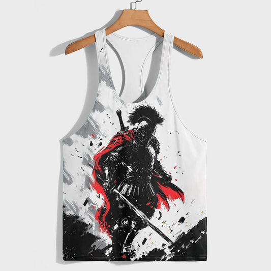 Warrior Spirit 3D Racerback Tank Top- AA08766
