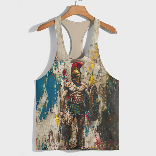 Warrior Spirit 3D Racerback Tank Top- AA08771