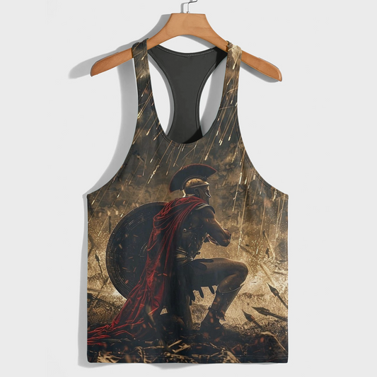Warrior Spirit 3D Racerback Tank Top- AA08773