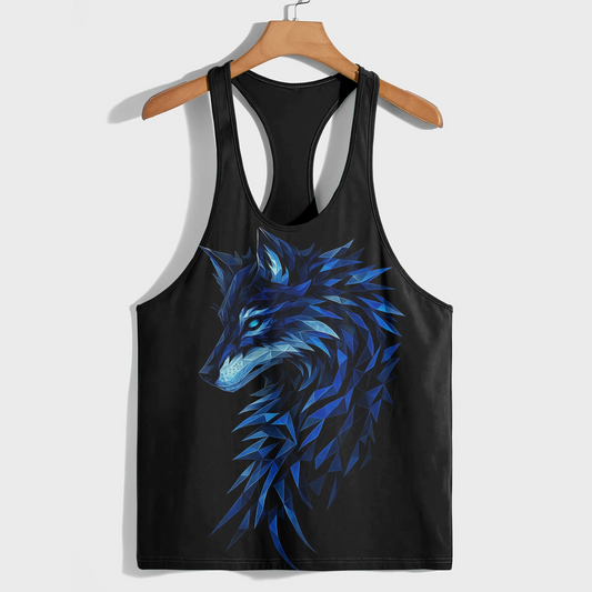Savage Wolf Racerback Tank Top- AA08811