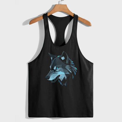 Savage Wolf Racerback Tank Top- AA08812
