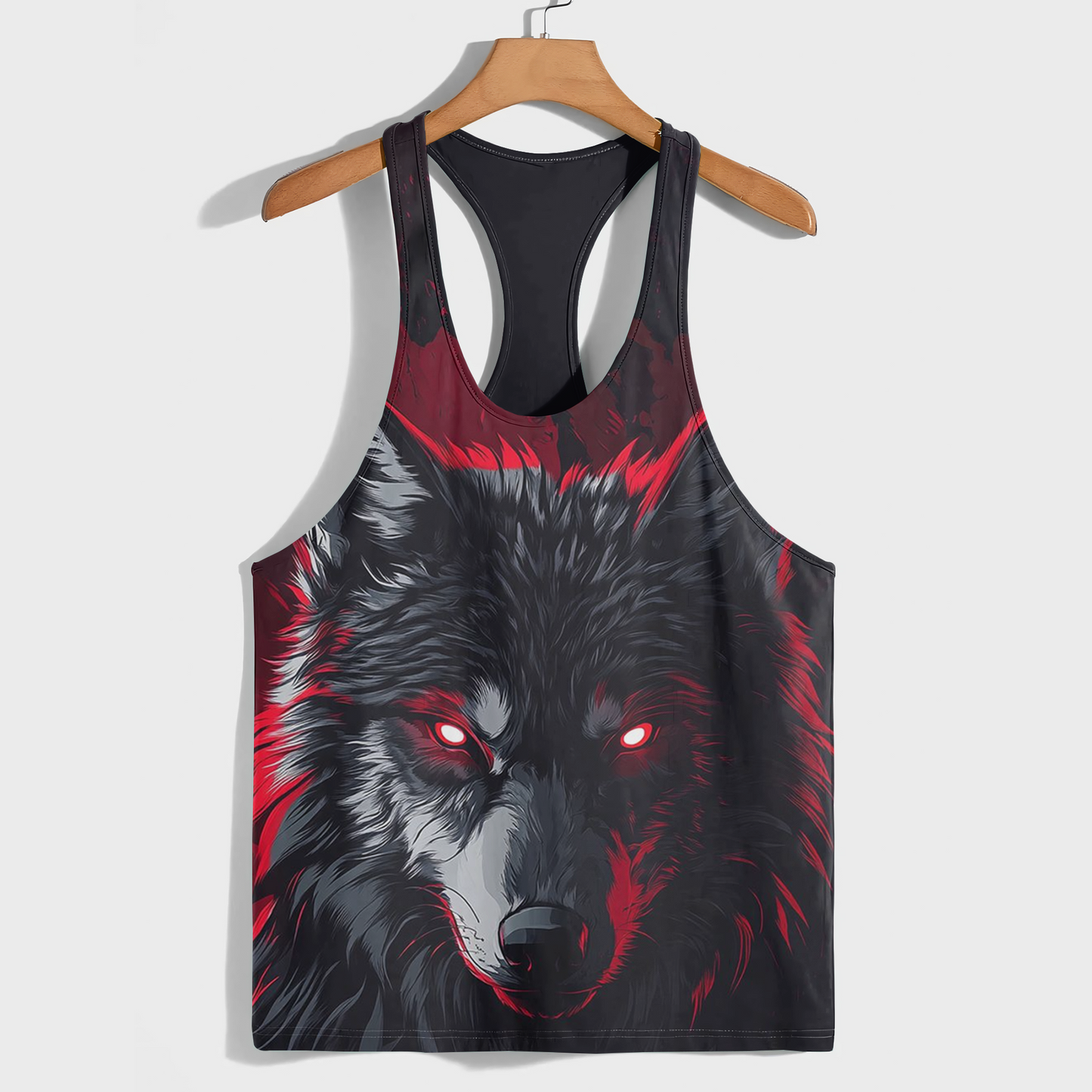 Savage Wolf Racerback Tank Top- AA08823