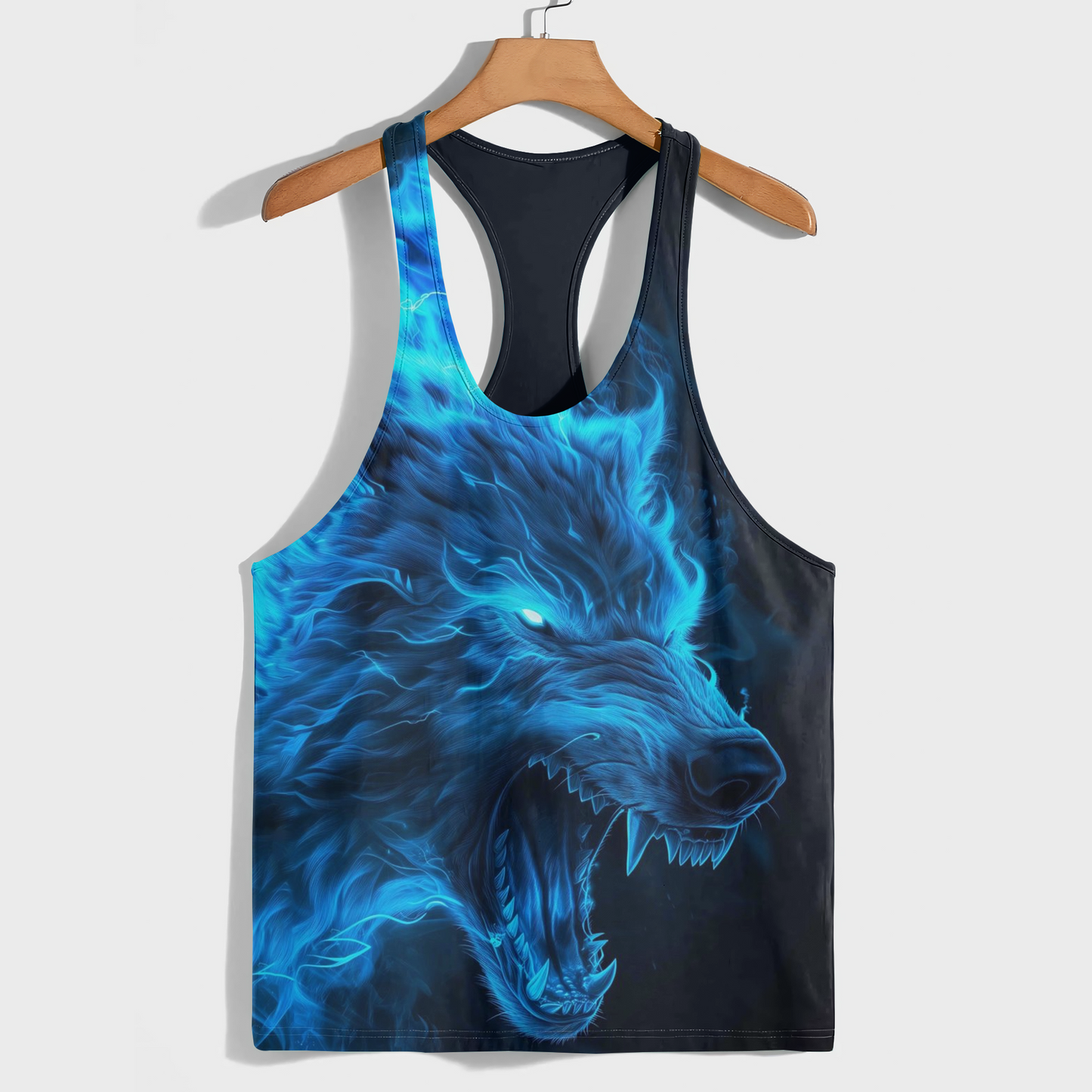 Savage Wolf Racerback Tank Top- AA08826