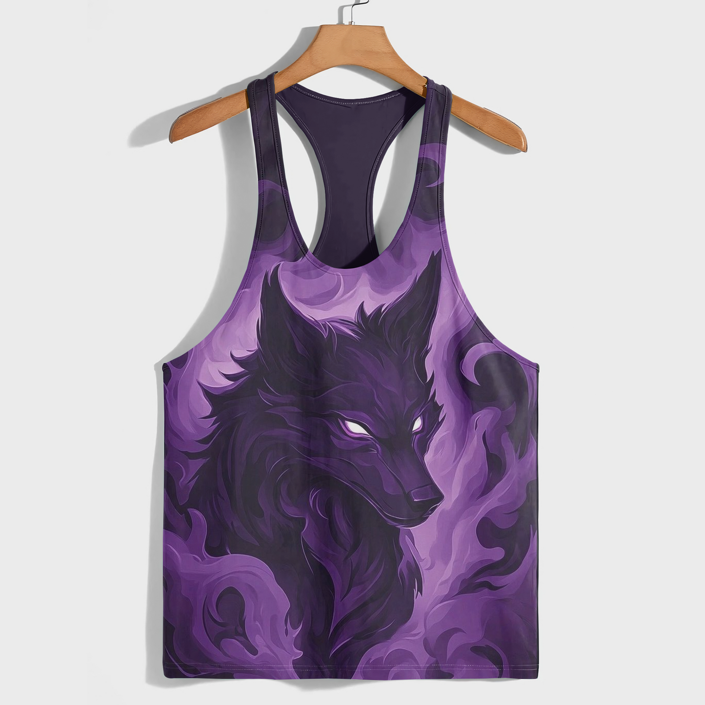 Savage Wolf Racerback Tank Top- AA08829