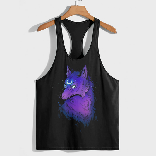 Savage Wolf Racerback Tank Top- AA08831