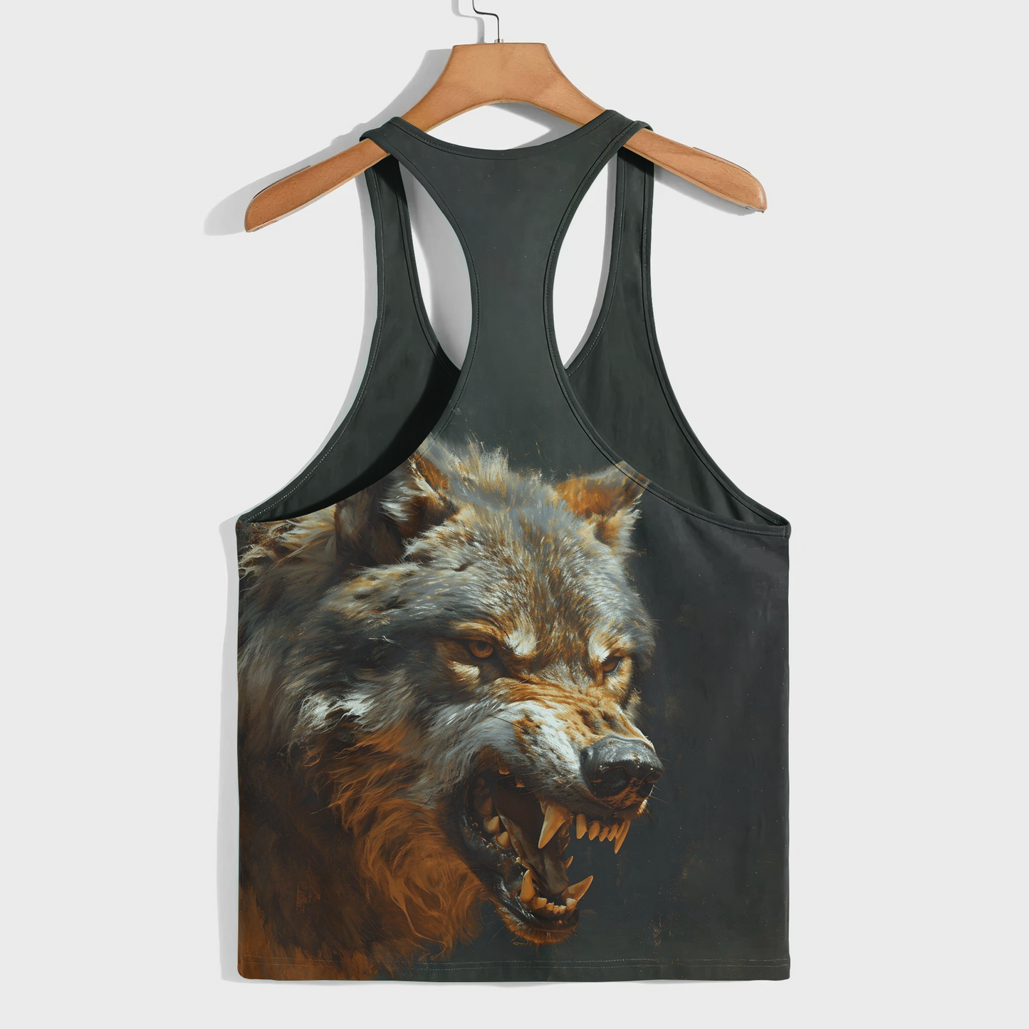Savage Wolf Racerback Tank Top- AA08835