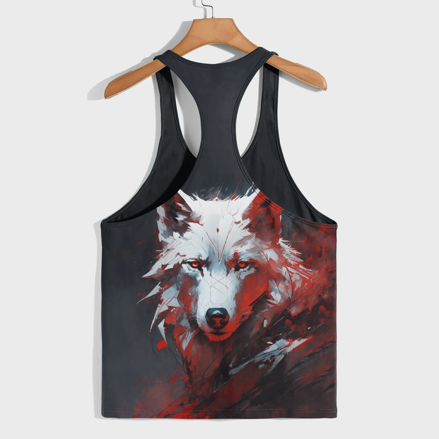Savage Wolf Racerback Tank Top- AA08837