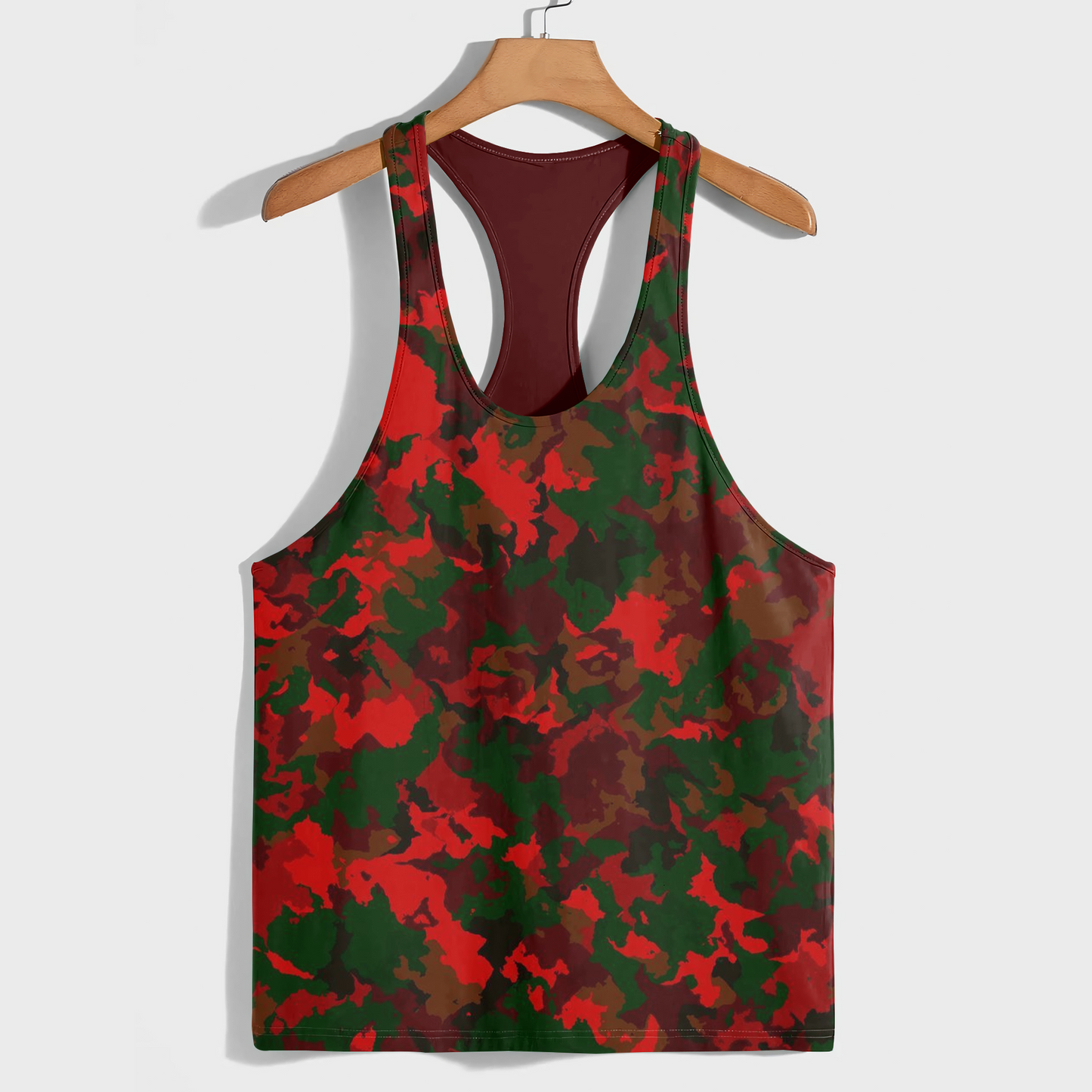 Camo Racerback Tank Top – Tactical Strength for Bodybuilders- AA08848