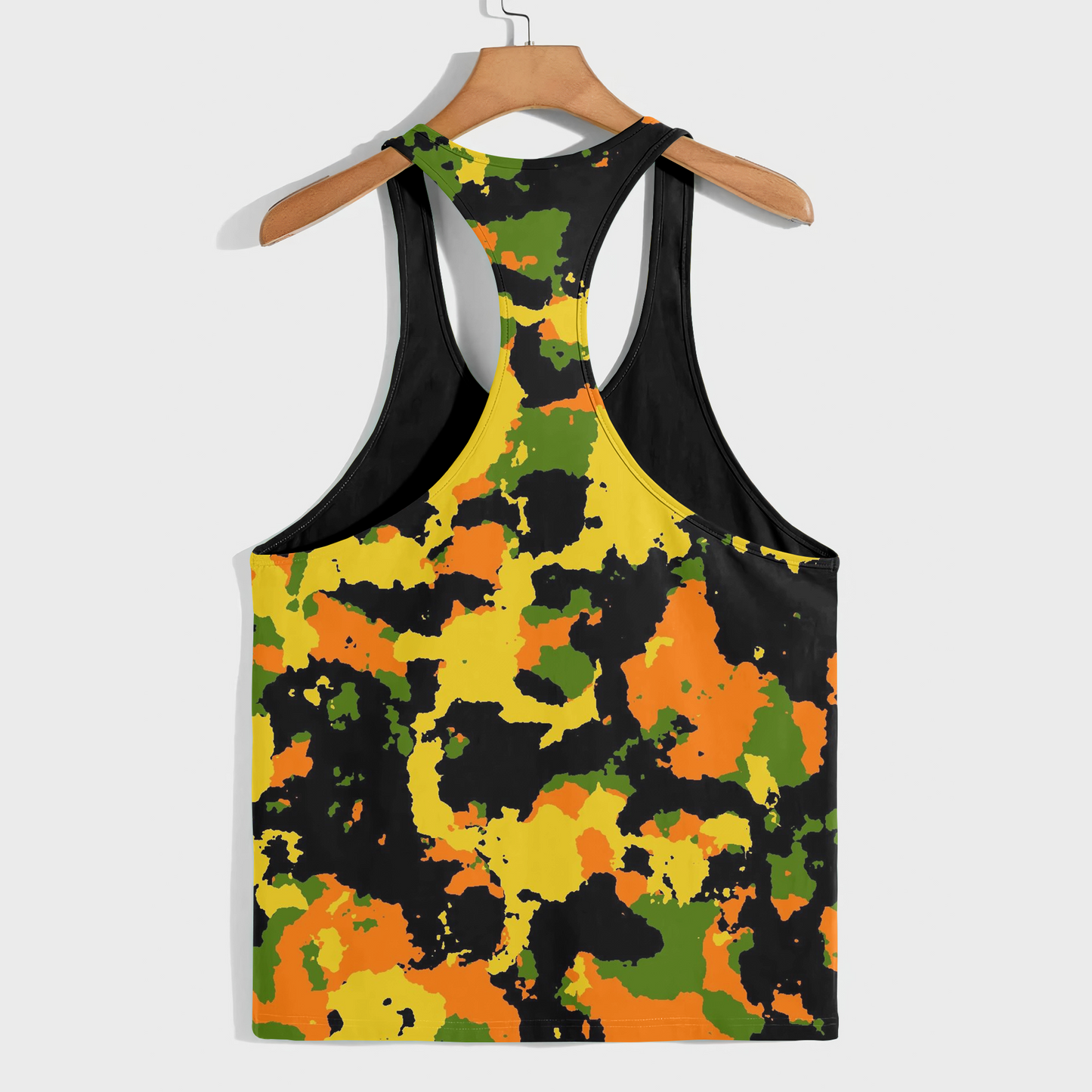 Camo Racerback Tank Top – Tactical Strength for Bodybuilders- AA08849