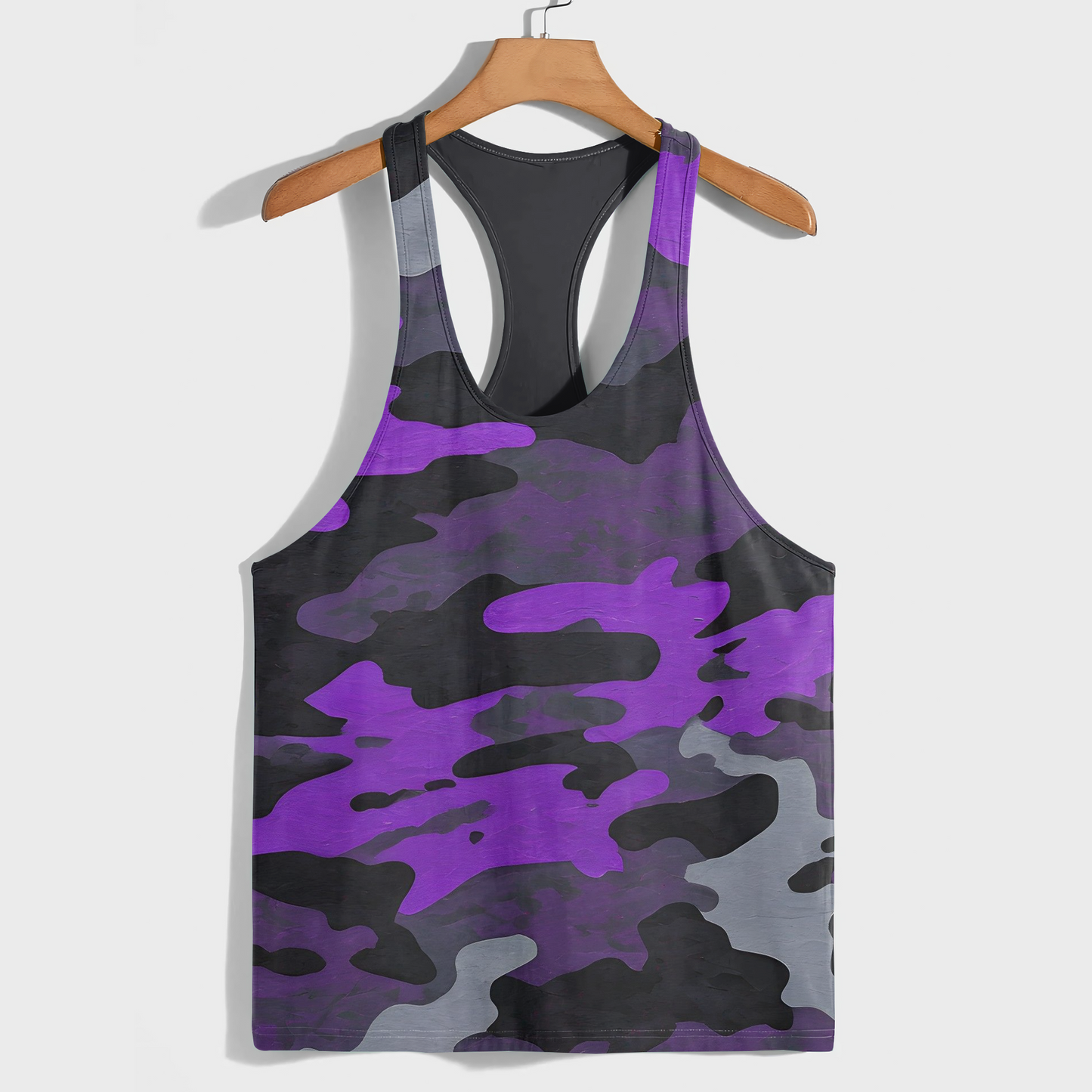 Camo Racerback Tank Top – Tactical Strength for Bodybuilders- AA08852