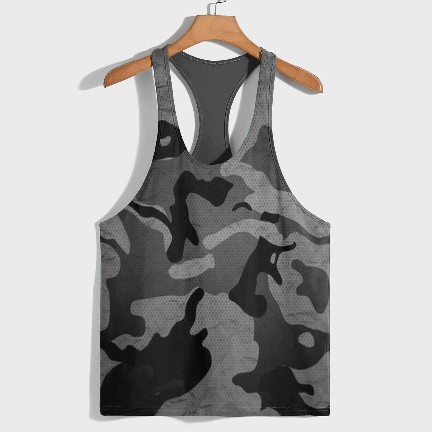 Camo Racerback Tank Top – Tactical Strength for Bodybuilders- AA08855