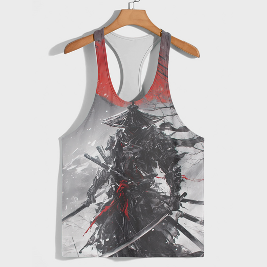 Samurai 3D Racerback Tank Top- AA08919