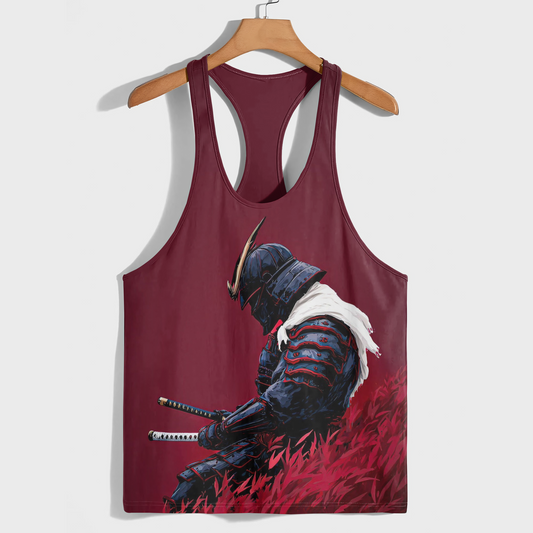 Samurai 3D Racerback Tank Top- AA08934