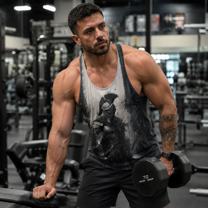 Warrior Spirit 3D Racerback Tank Top- AA05241