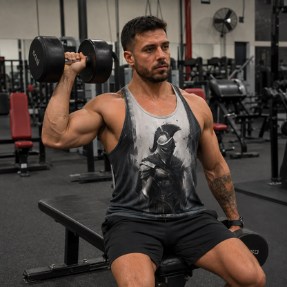 Warrior Spirit 3D Racerback Tank Top- AA05241