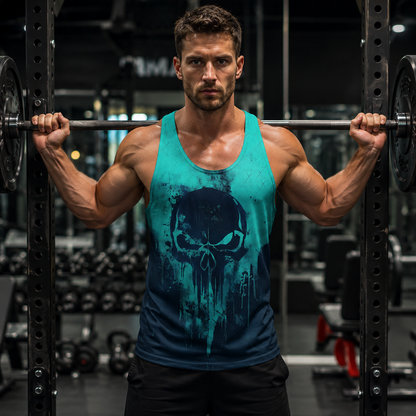Skull Power Training Tank Top for Men- TT02580