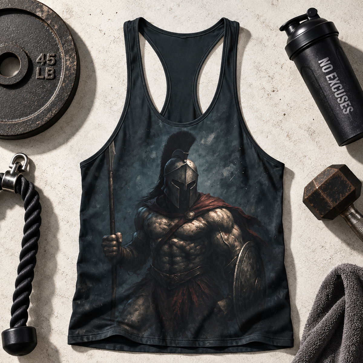 Warrior Spirit 3D Racerback Tank Top- AA07941