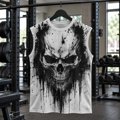 Dread Skull Cut-Off Tank- TT03318