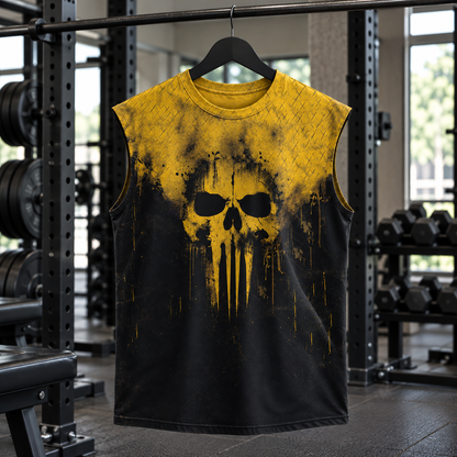 Dread Skull Cut-Off Tank- TT03319