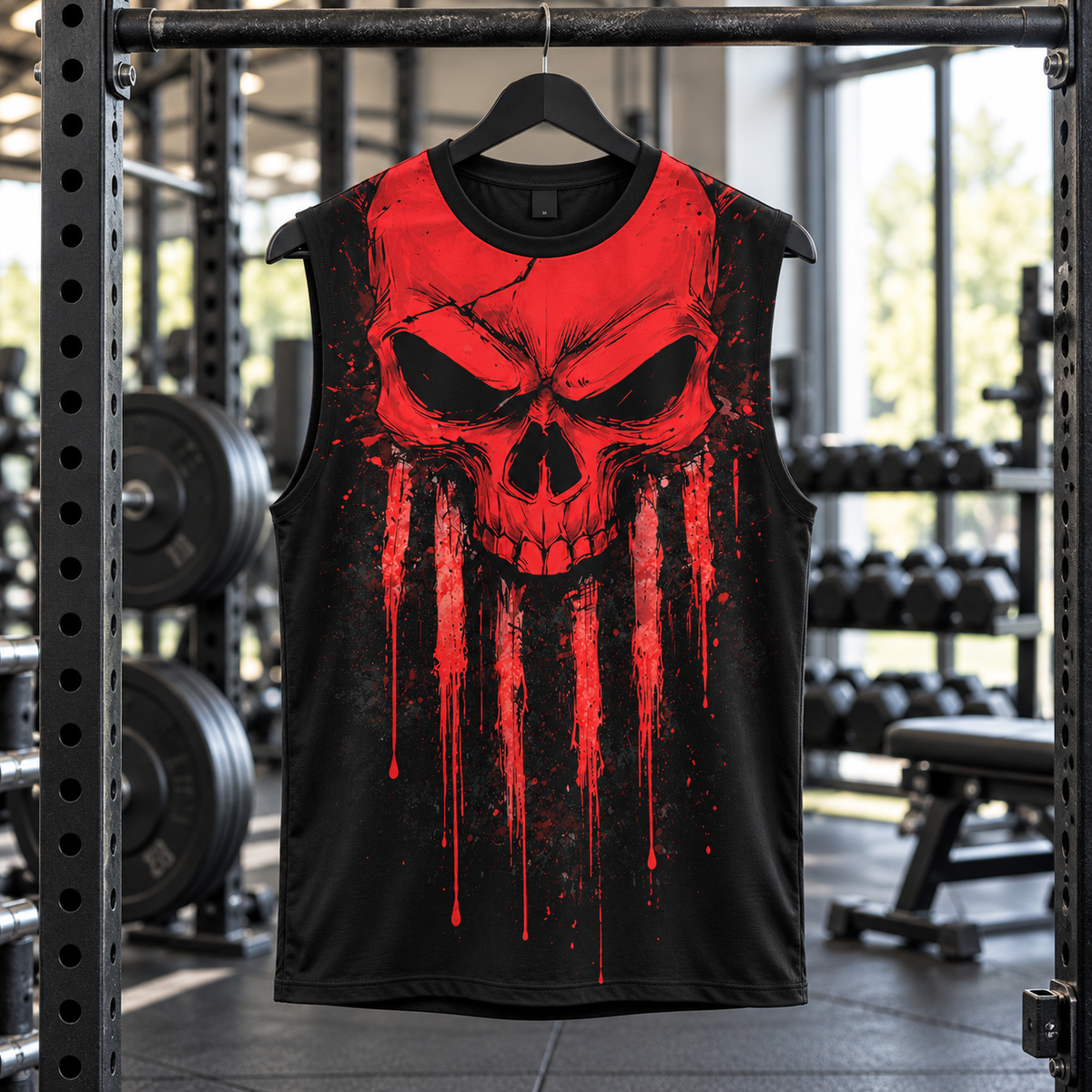 Dread Skull Cut-Off Tank- TT03320