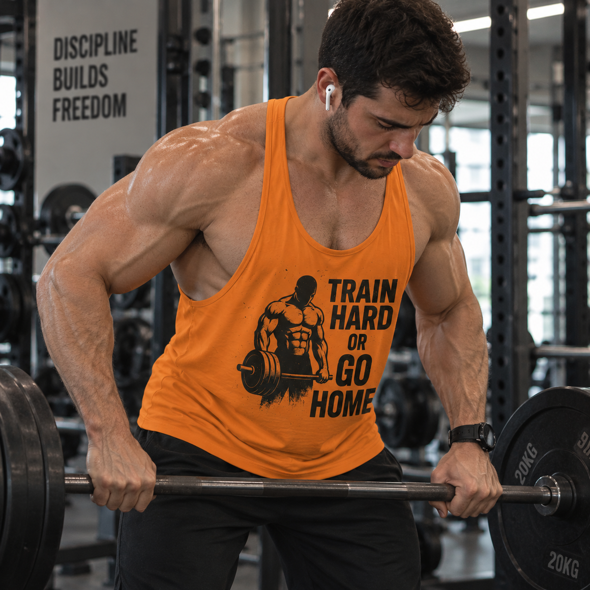 Bodybuilding Racerback Tank Top- TT02825