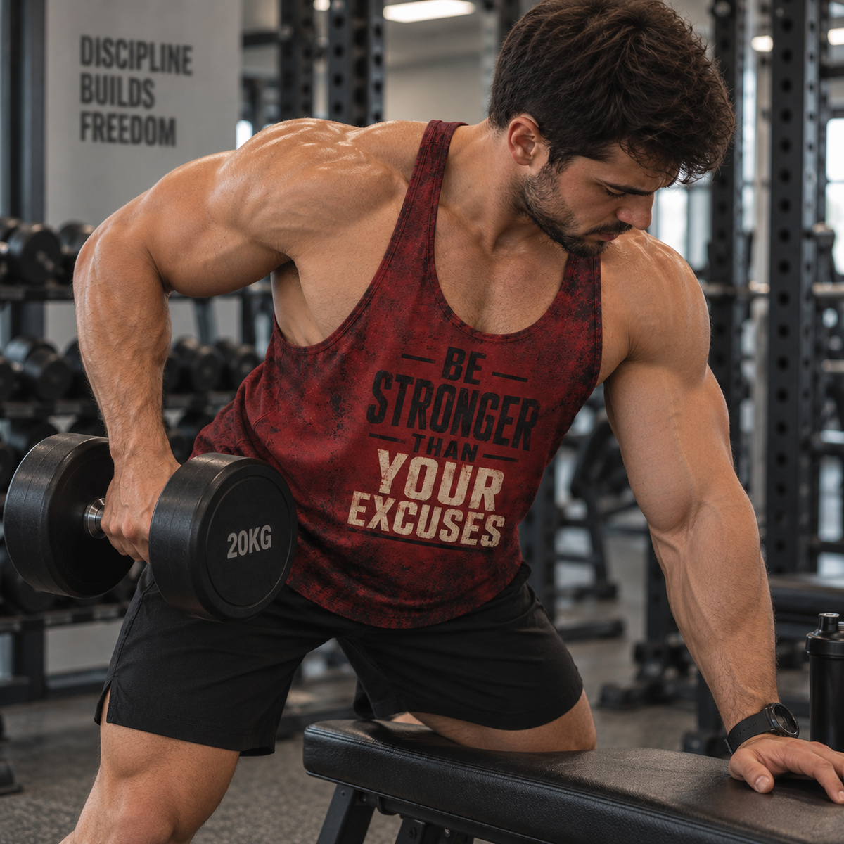 Bodybuilding Racerback Tank Top- TT03013