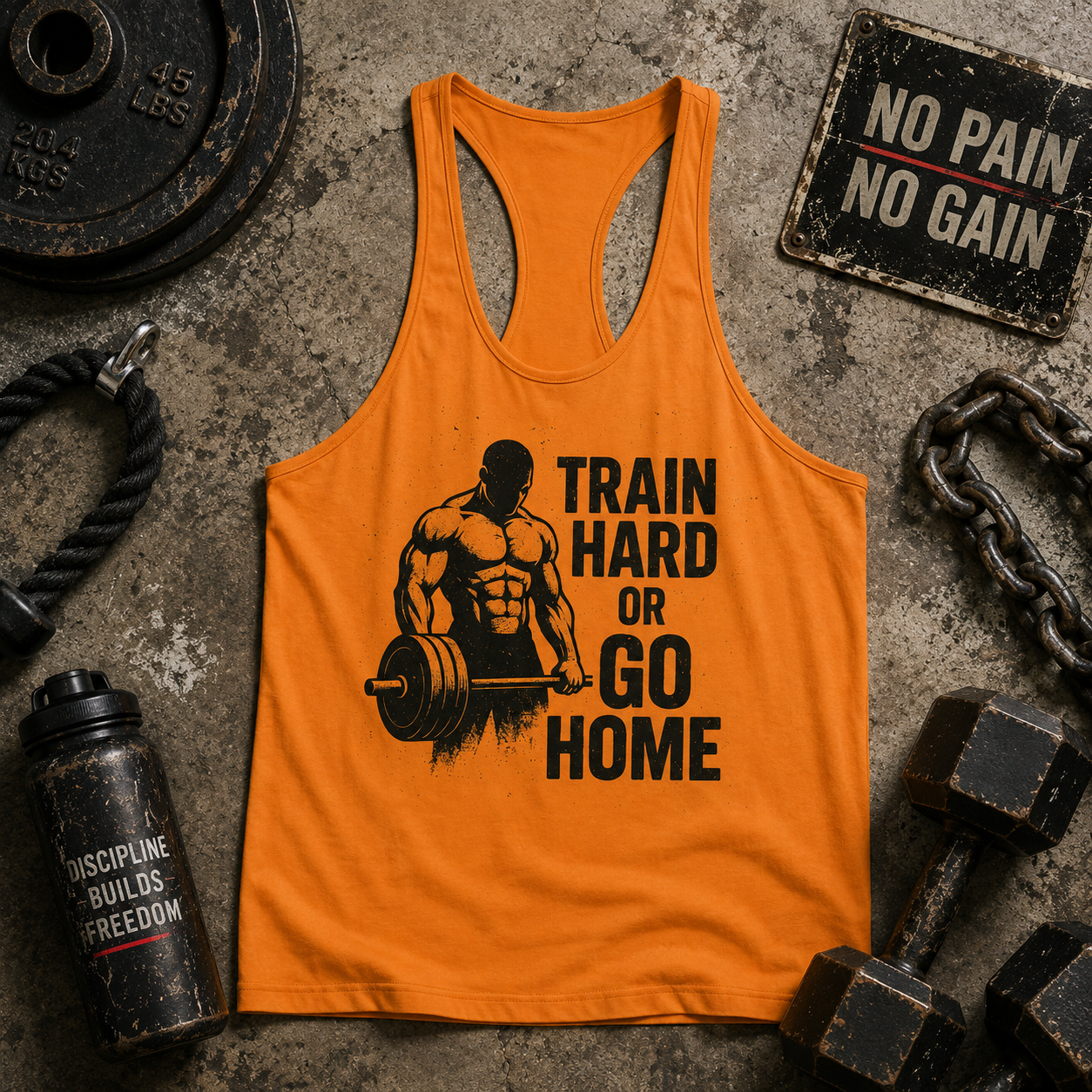 Bodybuilding Racerback Tank Top- TT02825