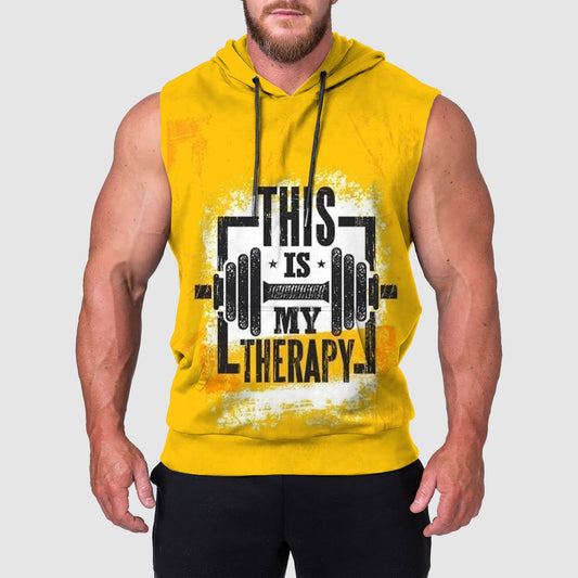 Ultimate Gym Sleeveless Hoodie for Men: Stay Cool and Comfy During Intense Workouts- TT00155