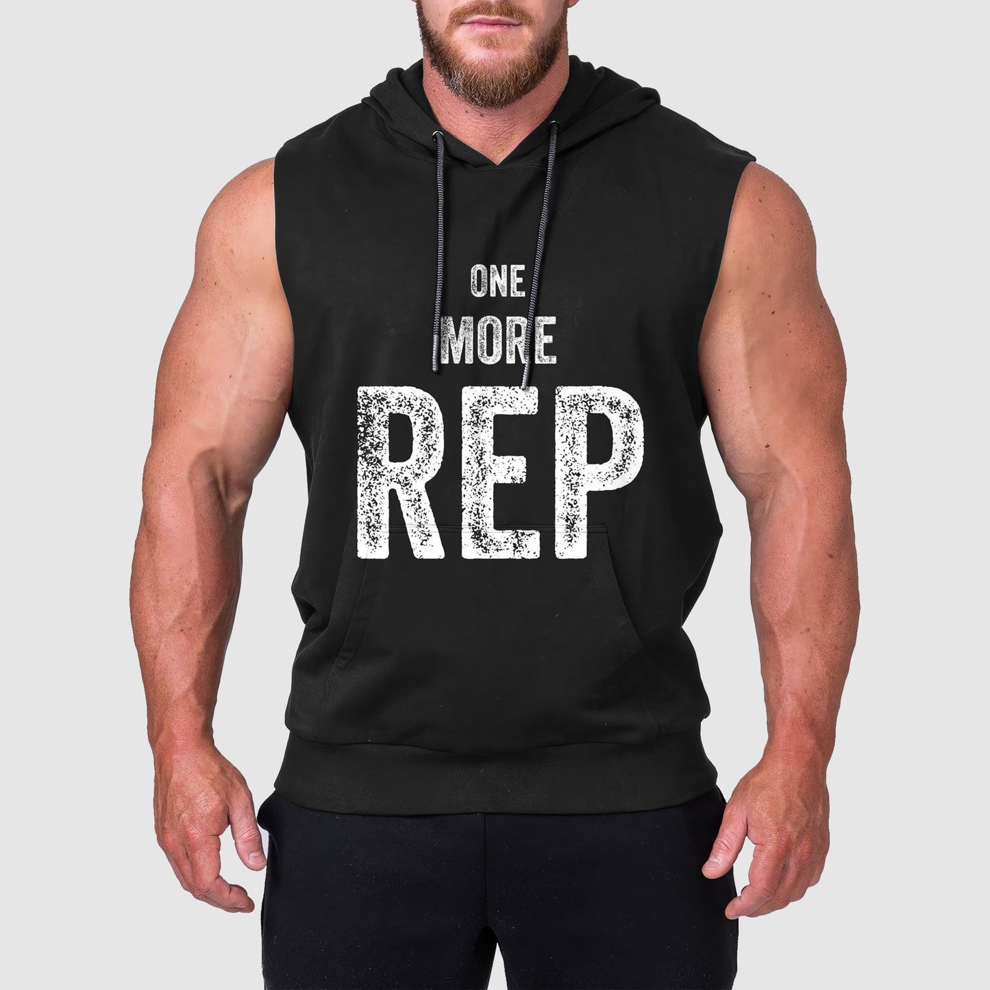 Ultimate Gym Sleeveless Hoodie for Men: Stay Cool and Comfy During Intense Workouts- TT00156