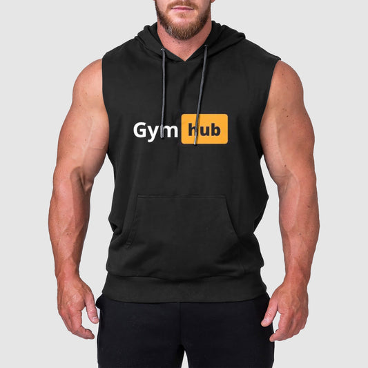 Ultimate Gym Sleeveless Hoodie for Men: Stay Cool and Comfy During Intense Workouts- TT00158