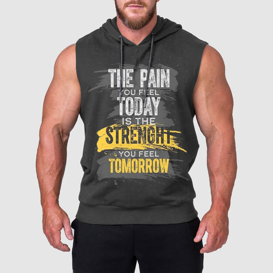 Ultimate Gym Sleeveless Hoodie for Men: Stay Cool and Comfy During Intense Workouts- TT00163