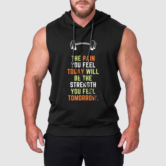 Ultimate Gym Sleeveless Hoodie for Men: Stay Cool and Comfy During Intense Workouts- TT00164