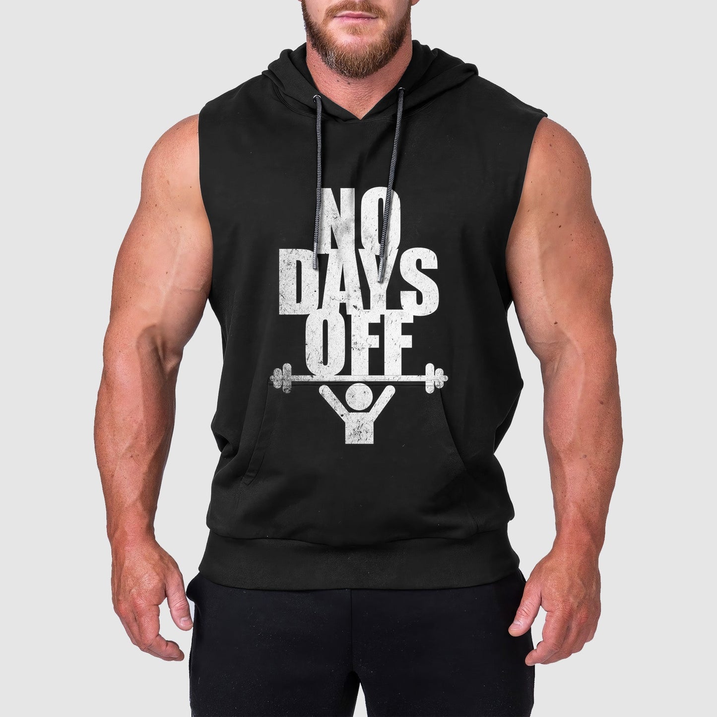 Ultimate Gym Sleeveless Hoodie for Men: Stay Cool and Comfy During Intense Workouts- TT00165