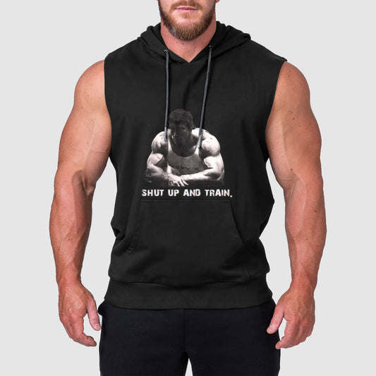 Ultimate Gym Sleeveless Hoodie for Men: Stay Cool and Comfy During Intense Workouts- TT00176