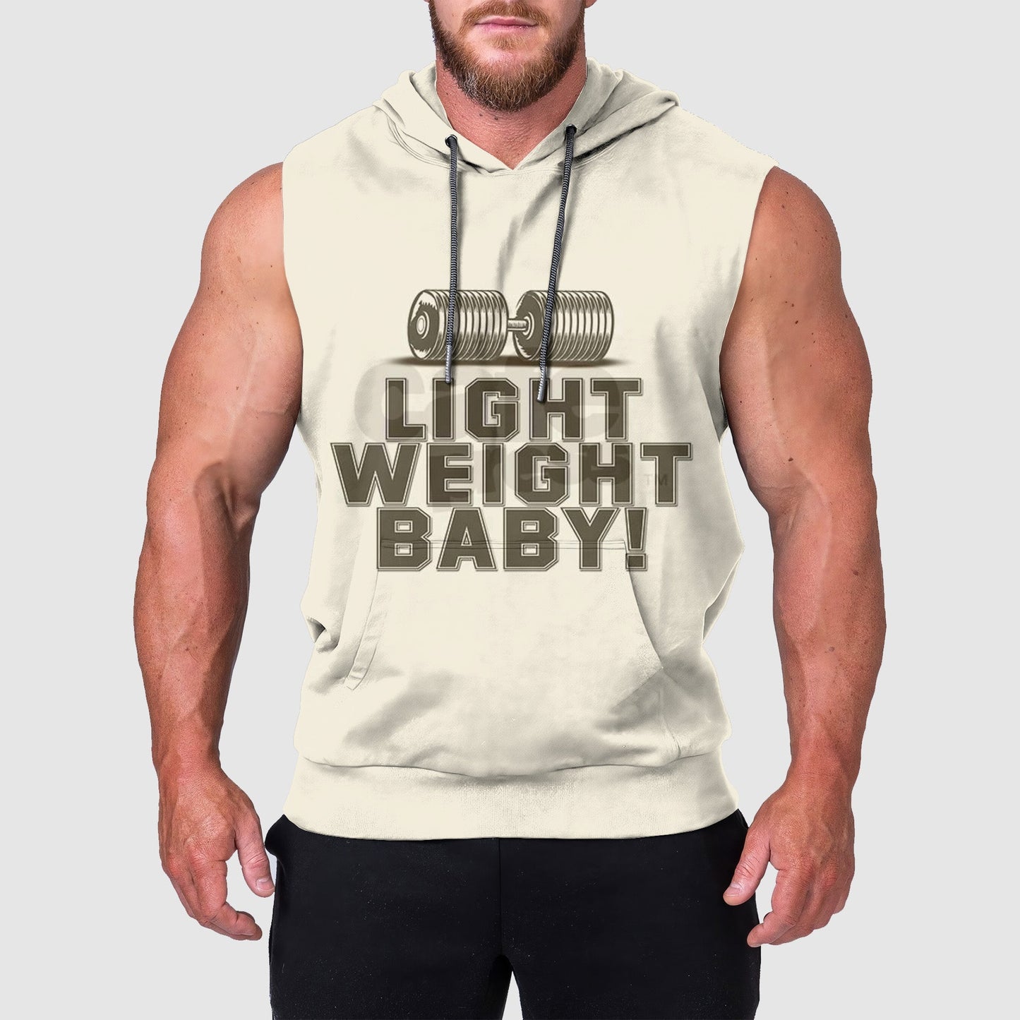 Ultimate Gym Sleeveless Hoodie for Men: Stay Cool and Comfy During Intense Workouts- TT00180